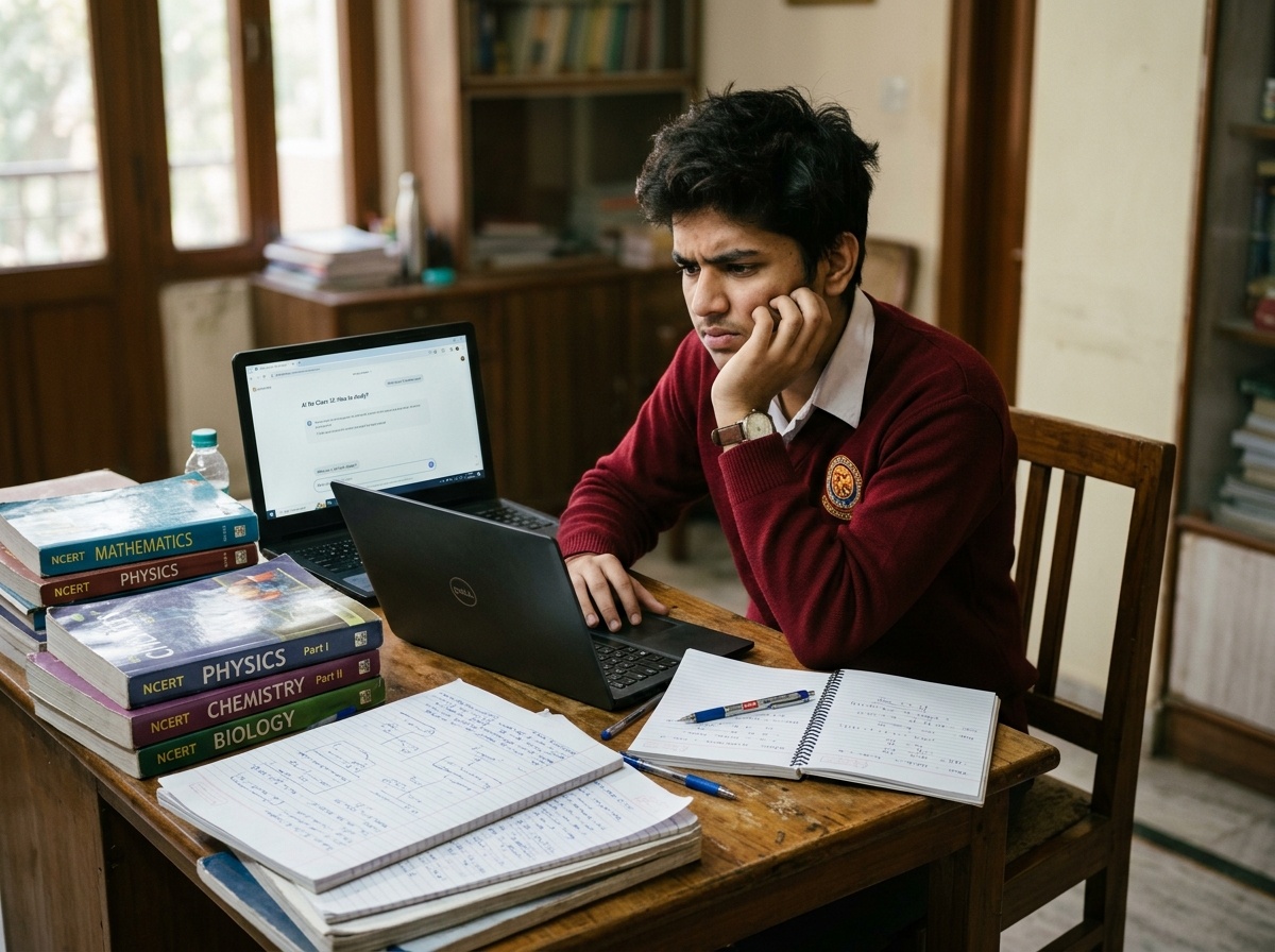 Forget What You Studied - Class 12 student revising study tools